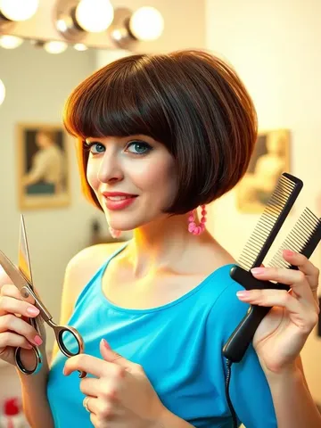 sensational bob haircut 80s get the rad look cut style