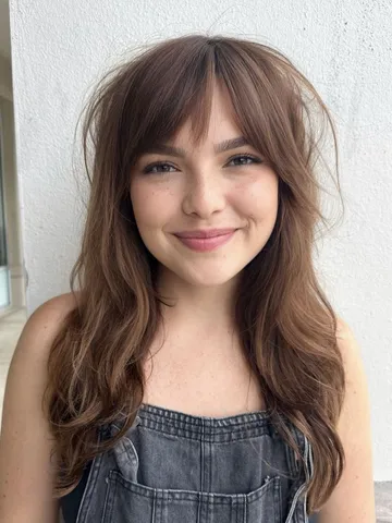 30 iconic 90s bangs ideas long brunette hair haircuts for me