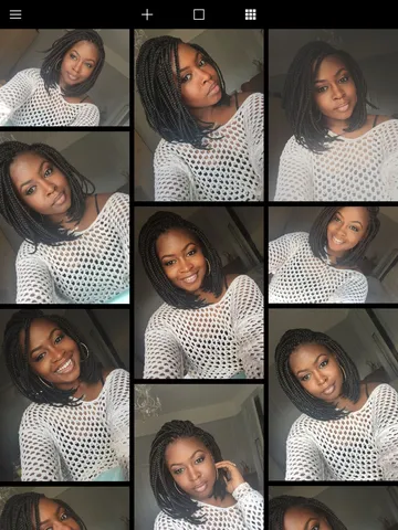 90 s inspired bob box braids bob boxbraids blackhair extensi