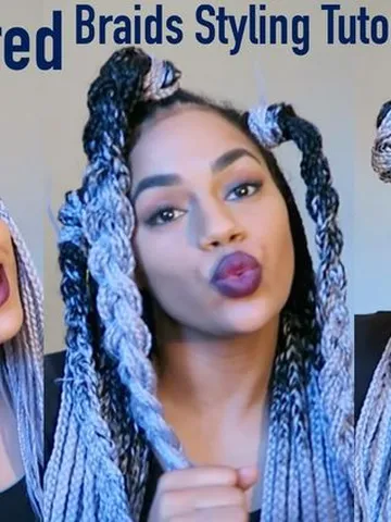 90s inspired braids styling tutorial