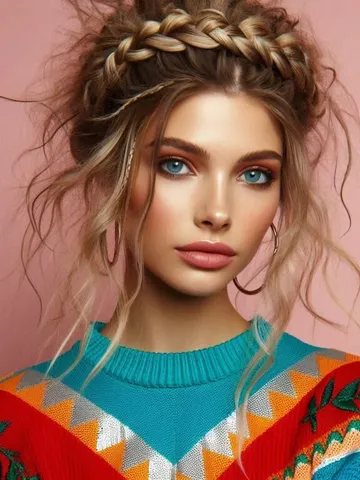 20 red 90s ways to style braids for a retro look jewelryrevi