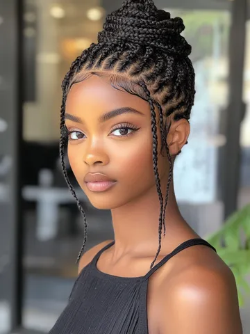 goddess braids with twists braids natural hair box braids 90
