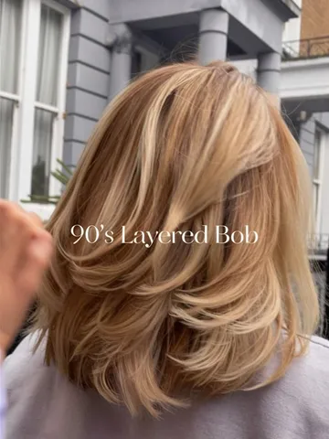 long bobs for every hair type the 90s layered lob hair cuts