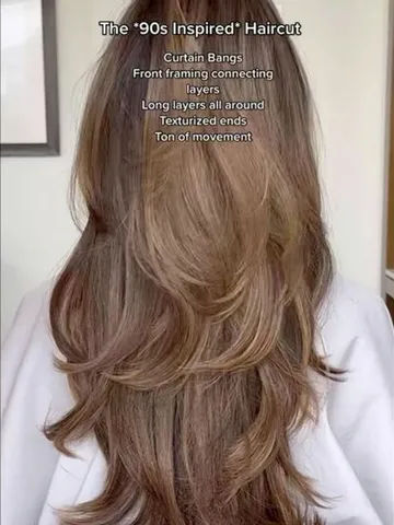 90s layered haircut