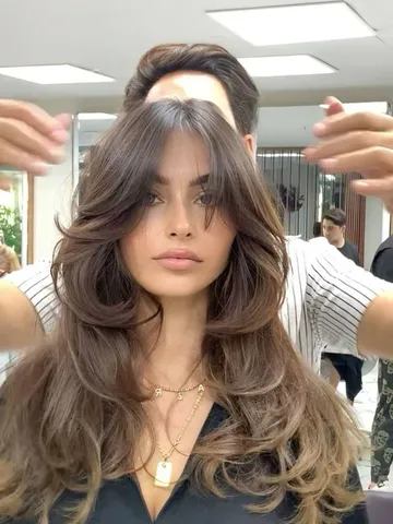 90s layers on a medium length hair hair cuts long hair style