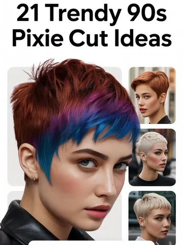 21 glam 90s pixie cut ideas for trendy women in 2025 pixie c