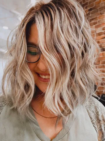 extreme long asymmetrical bob
