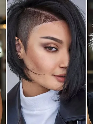 asymmetrical bob haircut