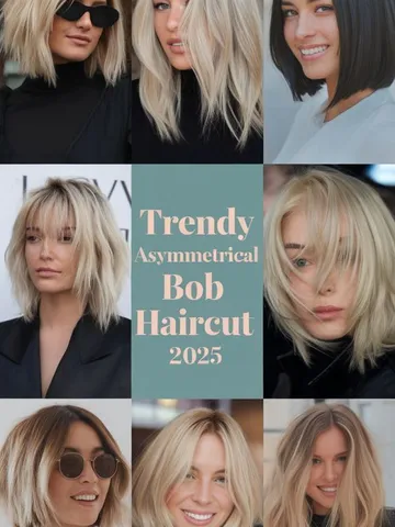 asymmetrical bob haircut 2025 trendy styles for a modern loo
