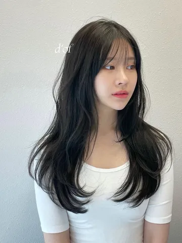 curtain bangs long hair cuts hair inspiration long aesthetic