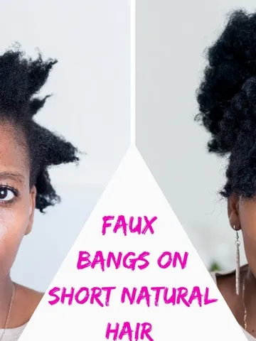 natural black curly hairstyles with bangs
