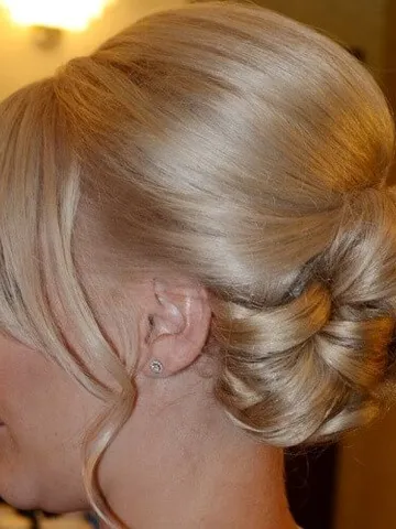 formal updos with bangs
