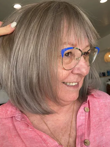 30 most flattering bangs for older women over 50 and 60