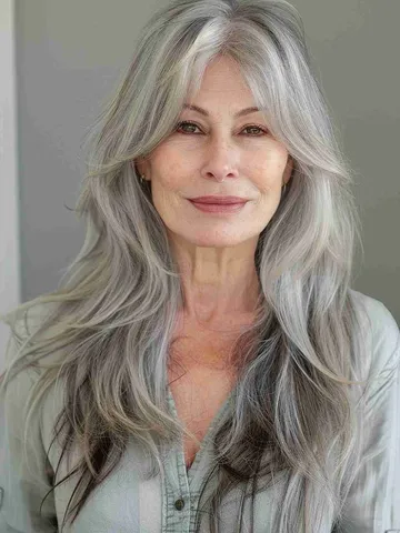 15 curtain bangs for women over 50 to camouflage forehead wr