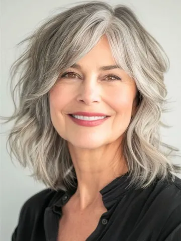 33 hairstyles with bangs for over 60 to add youthful charm