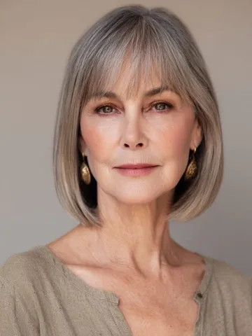 30 stunning ideas for bangs for women over 50