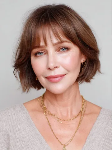 30 stunning ideas for bangs for women over 50