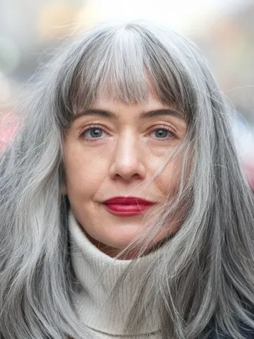 10 bold and beautiful blunt bangs styles every woman with gr