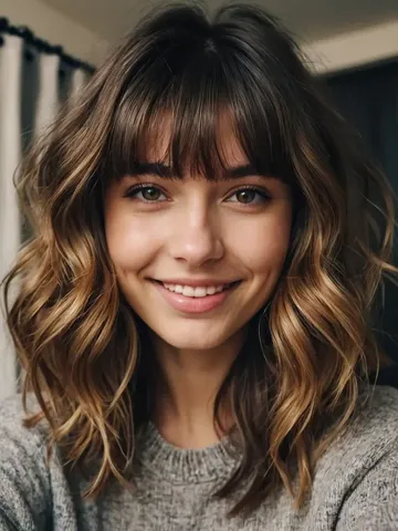 15 curtain bangs hairstyles for women