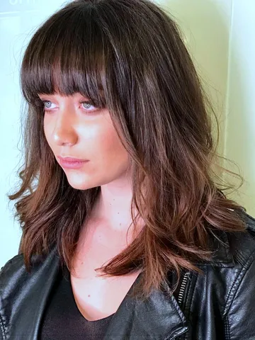 long haircuts for chubby faces