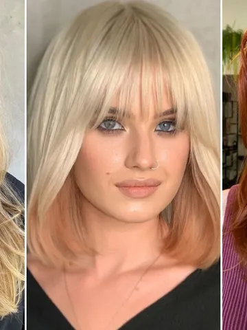 40 variations of bangs for round face shapes to try in 2025