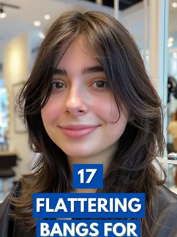 chic bangs 17 flattering styles for round faces bangs for ro