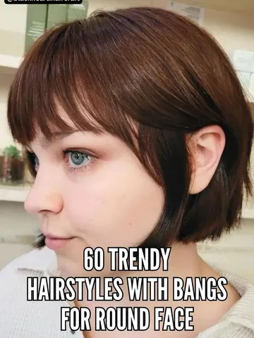 60 trendy hairstyles with bangs for round face bangs for rou