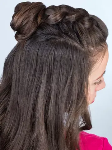 cute prom hairstyles for medium hair with bangs