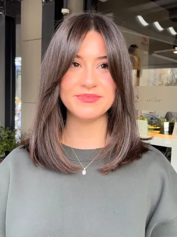 haircuts for medium length hair bangs with medium hair hairc