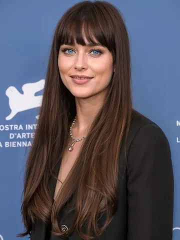 22 stunning straight bangs hairstyles for every length and o