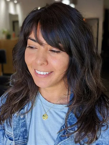 40 side swept bangs that are trending this season hair advis