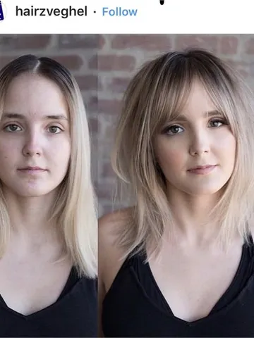 13 beautiful work bangs for fine hair