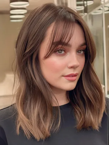 Curtain bangs haircuts 2025 21 trendy ideas for all hair types and face ...