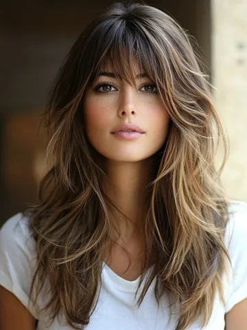 Discover Stunning Long Layered Hair with Bangs Ideas: Transform Your ...