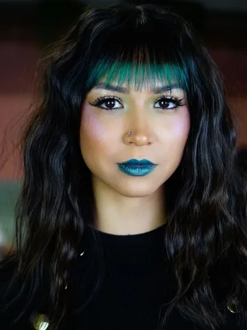30 Dyed Bangs and Colored Fringe Hairstyles
