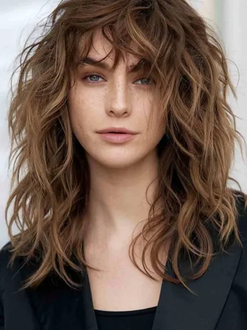 soft mullet with bangs ideas