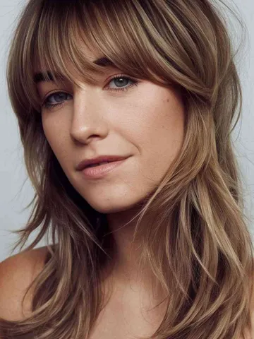 soft mullet with bangs ideas