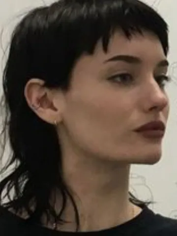 pin on hair