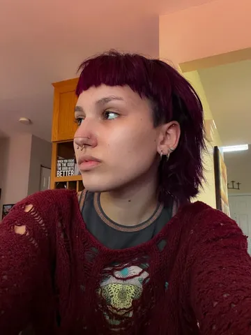 baby bangs short hair mullet short hair with bangs short pun