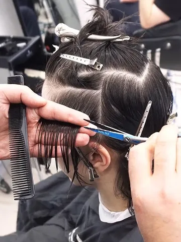 amazing haircut for women mullet with bangs youtube