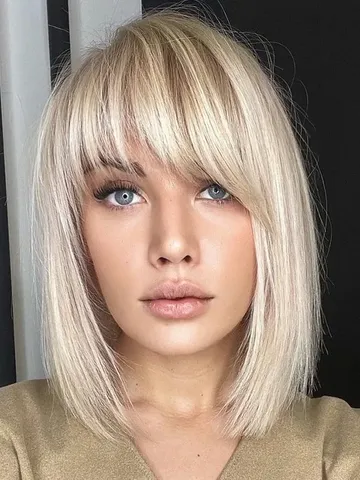 40 Flattering Blonde Hairstyles with Bangs