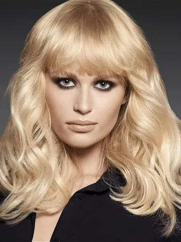 20 Dreamy Blonde Hairstyles with Bangs for Women