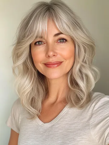 25+ Youthful Hairstyles with Bangs for Older Women You Must See in 202 ...
