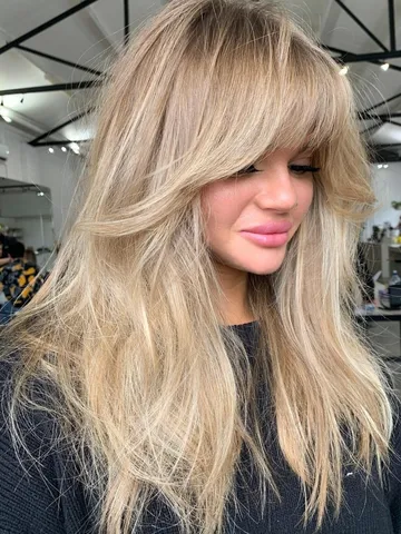 30 Trending Long Hair with Bangs Ideas - HyMum