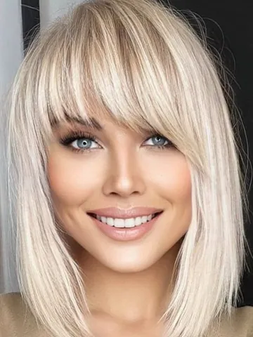 5 Blonde Wigs With Bangs For A Natural Look!