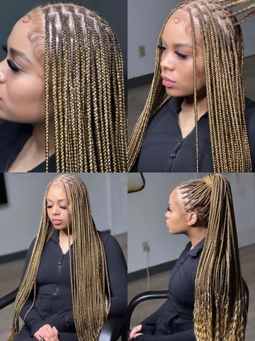 small knotless braids color blonde box braids knotless my xx