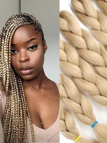 honey blonde ombre knotless braids since the technique itsel
