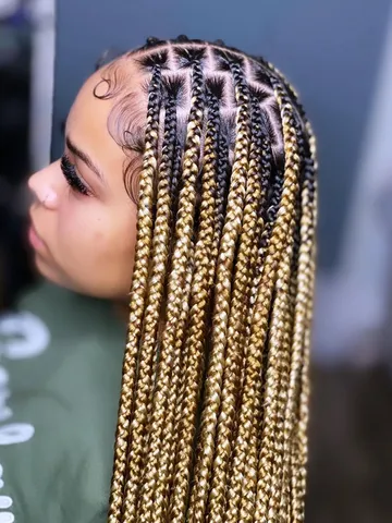 medium knotless braids blonde artofit