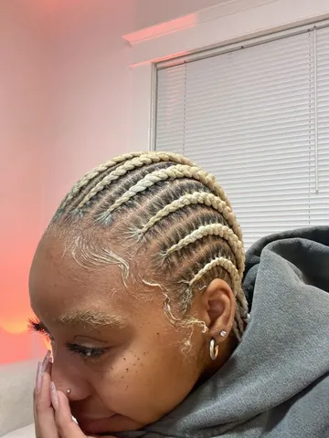 braid inspo blonde cornrows cornrows natural hair short box