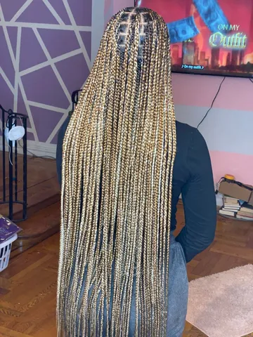 blond mix knotless blonde box braids blonde braids long brai